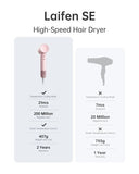 Laifen SWIFT SE 1400W Hair Dryer with 3 Magnetic Nozzles and Travel Bag