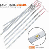 10 Tubes 20" BlueFire Meteor Shower Lights, 540 LEDs Falling Rain Icicle Lights