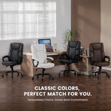 Mainstays Executive Ergonomic High Back Leather Chair