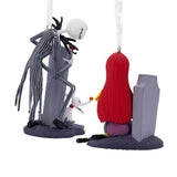 Hallmark Disney Tim Burton's The Nightmare Before Christmas Jack & Sally Christmas Ornaments – Set of 2