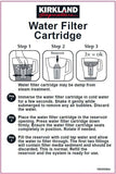 Kirkland Signature Water Filter Cartridge, 10-Pack, Compatible with Brita Pitchers