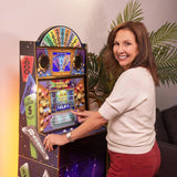 Arcade1Up Wheel of Fortune Casinocade Deluxe Machine, 24 Games Dual Touch LCD