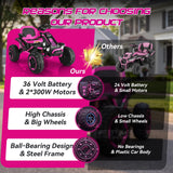 VIBESPARK 36V 600W Electric Ride-On ATV for Kids Ages 5–12, Bluetooth and LED Lights