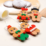 Brickcraft Bricktanicals Gingerbread Family Christmas Ornaments Building Kit, 85-Piece Set