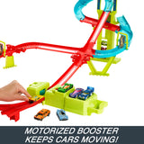 Hot Wheels Neon Speeders Skyscraper Speed Circuit – Motorized Track Set
