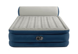 Intex Dura-Beam Deluxe Queen Air Mattress with Headboard, 18" Raised Bed