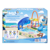 Bluey Whale Water Park Playset – 3" Color-Change Figure, Whale Slide, Swing & Pool