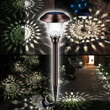 8 Pack Solar Pathway Lights – 16 lm LED Landscape Lights