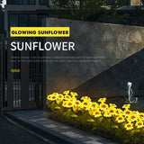 2 Pack Solar Sunflower Garden Lights – Waterproof LED Decorative Stake Lights