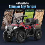HOVER HEART XW-A19 40cc 4-Stroke Gas Youth ATV with 2-Speed Control, Disc Brakes