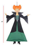 Disney Hocus Pocus Winifred 36" Posable Hanging Figure, Licensed Halloween Decor