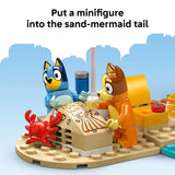 LEGO Bluey’s Beach & Family Car Trip – 133 Pieces, 3 Minifigures & Buildable Vehicle