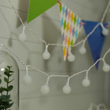 Mainstays 21 Ft 50-Count LED Globe Lights with Frosted White G20 Globes