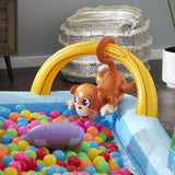 Intex Jungle Adventure Play Center Kiddie Pool with Slide, Sprayer & Games, 96" x 78" x 28"