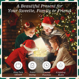 9.84-Inch Christmas Star Tree Topper with Remote