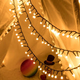 500 LED Christmas Cluster Lights, 49 ft Plug-In Warm White String Lights