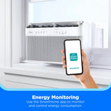 Midea 12,000 BTU Smart Inverter U-Shaped Window Air Conditioner with MShield Air Ionizer, WiFi, Matter & Voice Control