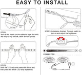 Daybetter 40 ft. Dimmable Daylight White LED Strip Lights, 6500K, 24V, 720 LEDs