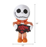 Disney 18.5" H Jack Skellington Halloween Porch Greeter, Nightmare Before Christmas