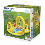 Bluescape Submarine Kids Inflatable Water Play Center & Kiddie Pool, 10'3" x 6'8" Backyard Water Park