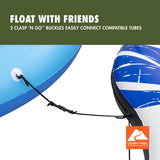 Ozark Trail Rapid Rider Quadruple River Tube, 4-Person Floating Island