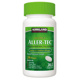 Kirkland Signature Aller-Tec, 365 Tablets 24 Hour Allergy Relief, Cetirizine Hydrochloride Tablets
