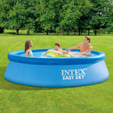 Intex Easy Set Pool, 10 ft x 30 in Inflatable Above Ground Swimming Pool, 1,018 Gallon Family Pool