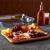 Farberware 11x14 Build-a-Board Bamboo Charcuterie Board, 6 Compartments