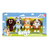 4-Pack Bluey Friends Plush Value Box – Bluey, Bingo, Winton & Snickers, 6.5–8"