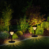 GIGALUMI 6 Pack Solar Pathway Lights – Bronze LED Garden Lights