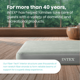Intex 10" Queen Standard Dura-Beam Air Mattress with Built-In Electric Pump