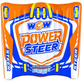 WOW Sports Power Steer 2-Person Steerable Deck Tube Towable – U-Shaped Boat Tube