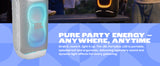 JBL 22.6" PartyBox 130 – Portable Bluetooth Party Speaker with Wireless Microphone