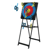 EastPoint Sports 5' Ultimate Axe Throwing Target Game with Steel Frame, 8 Safety Axes