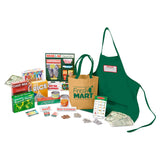 70-Piece Melissa & Doug Fresh Mart Grocery Store Companion Set – Play Food, Apron, Money, Coupons & Shopping Accessories
