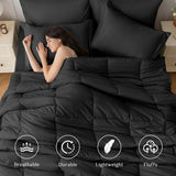 Lightweight Cooling Quilted Comforter, All Season Down Alternative Duvet