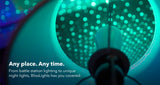 BlissLights BlissBulb Green Laser Galaxy Bulb, E26 Screw-In Star Projector Decorative Accent Light