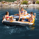 Intex Vista Inflatable Lake Island Raft Float, 94" x 81" x 20"