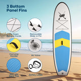 Naipo 10' Inflatable Stand Up Paddle Board Set, 330 lb Capacity SUP with Adjustable Paddle, Pump & Backpack