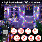 98 ft Fairy Lights – 300 LED Colorful Waterproof String Lights with Remote