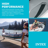 Intex Mariner 4 Inflatable Boat Set, 4-Person Fishing and Recreational Boat