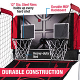 MD Sports Best Shot 2-Player Indoor Arcade Basketball Game with Electronic Scoring
