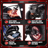 Aoemoe 40 cc Teen Gas ATV, 4-Stroke 4-Wheeler with 3 Speed Settings, Up to 15 mph