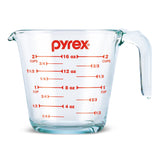 Pyrex 3-Piece Glass Measuring Cup Set, 1-Cup, 2-Cup & 4-Cup