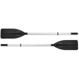 Intex Excursion Inflatable 4 People Boat Set with Oars, Pump, Fishing Rod Holders & Motor Mount Fittings