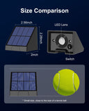 100 Lumens Color-Changing Solar Fence Lights with 8 RGB Modes, 8-Pack