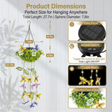 Rirool 2 Pack Solar Butterfly Garden Lights – Waterproof LED Landscape Stake Lights