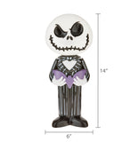 Disney Jack Skellington 13.97" Blow Mold Decor, LED Light-Up Halloween Prop