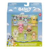 8-Pack 2"–2.5" Bluey Neighborhood Friends Articulated Character Figures – Exclusive Set