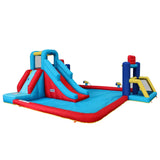 Sportspower Sportcourt Water Slide and Play Arena – Inflatable Backyard Sports Bounce House
